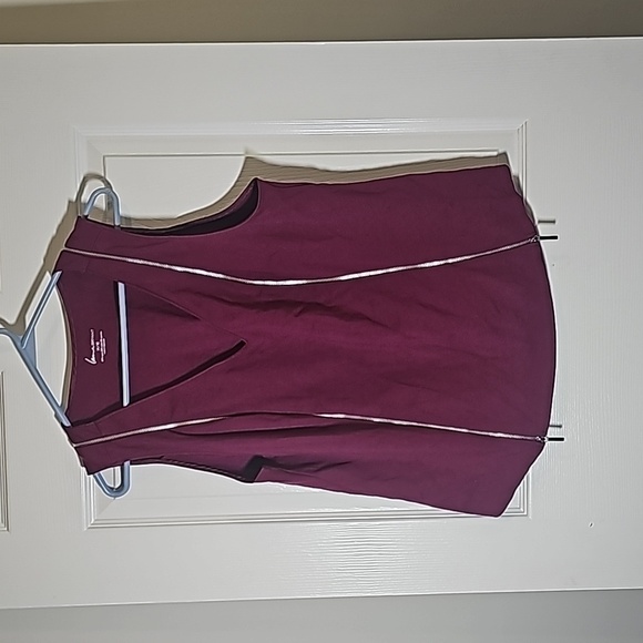 Lane Bryant Rasberry Zip Sleeveless Tank Top Active Wear Plus Size 14/16 - Picture 3 of 7